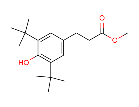 Methyl 3-(3,5-di-tert-butyl-4-hydroxyphenyl)propionate(6386-38-5)