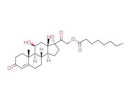 21-octanoyloxy-11β,17α-dihydroxypregn-4-en-3,20-dione