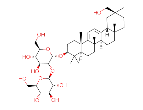 2-[4,5-dihydroxy-6-hydroxymethyl-2-(11-hydroxymethyl-4,4,6a,6b,8a,11,14b-heptamethyl-1,2,3,4,4a,5,6,6a,6b,7,8,8a,9,10,11,12,12a,14b-octadecahydro-picen-3-yloxy)-tetrahydro-pyran-3-yloxy]-6-hydroxymethyl-tetrahydro-pyran-3,4,5-triol
