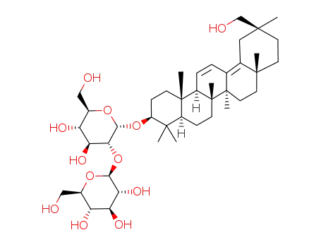 2-[4,5-dihydroxy-6-hydroxymethyl-2-(11-hydroxymethyl-4,4,6a,6b,8a,11,14b-heptamethyl-1,2,3,4,4a,5,6,6a,6b,7,8,8a,9,10,11,12,14a,14b-octadecahydro-picen-3-yloxy)-tetrahydro-pyran-3-yloxy]-6-hydroxymethyl-tetrahydro-pyran-3,4,5-triol