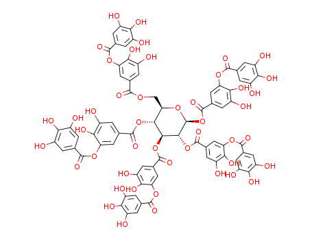 β-D-Glucopyranose, 1,2,3,4,6-pentakis[3,4-dihydroxy-5-[(3,4,5-trihydroxybenzoyl)oxy]benzoate]