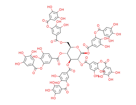 β-D-Glucopyranose, 1,2,3,4,6-pentakis[3,4-dihydroxy-5-[(3,4,5-trihydroxybenzoyl)oxy]benzoate]