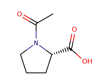 Molecular Structure of 68-95-1 (N-Acetyl-L-proline)