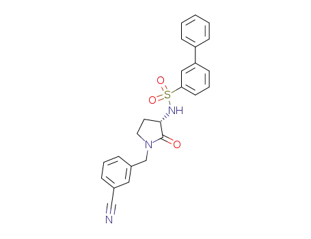 Biphenyl-3-sulfonic acid [(S)-1-(3-cyano-benzyl)-2-oxo-pyrrolidin-3-yl]-amide