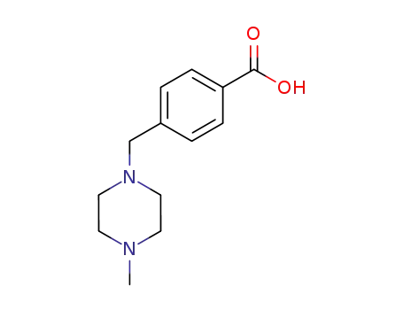 Molecular Structure of 106261-48-7 (4-(4-Methylpiperazin-1-ylmethyl)benzoic acid)