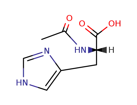 Molecular Structure of 2497-02-1 (N-Acetyl-L-histidine)