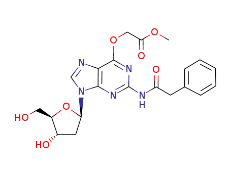 N2-phenylacetyl-O6-methoxycarbonylmethyl-2'-deoxyguanosine