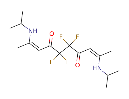 2,9-Bis(isopropylamino)-5,5,6,6-tetrafluorodeca-2,8-dien-4,7-dione