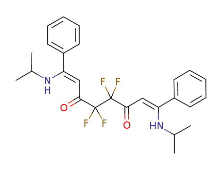 1,8-Bis(isopropylamino)-1,8-diphenyl-4,4,5,5-tetrafluoroocta-1,7-dien-3,6-dione