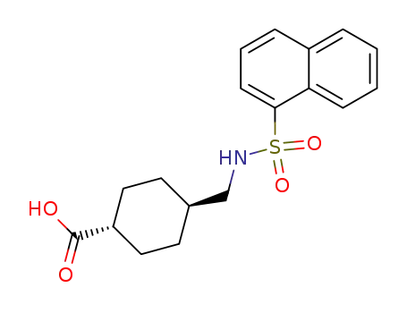 4-[(naphthalene-1-sulfonylamino)-methyl]-cyclohexanecarboxylic acid
