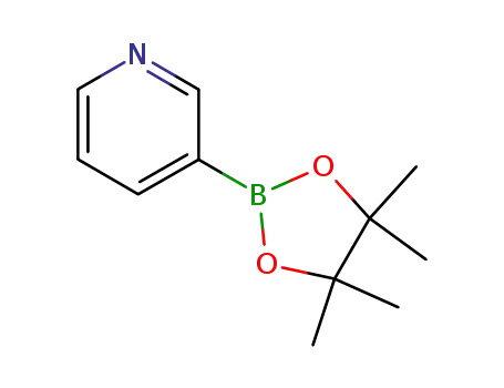 Molecular Structure of 329214-79-1 (3-(4,4,5,5-Tetramethyl-1,3,2-dioxaborolan-2-yl)pyridine)