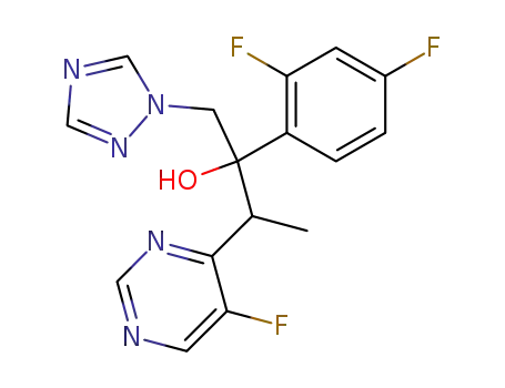 ( 2R.3S/2S,3R)-2-(2,4-difluorophenyl)-3-(5-fluoro-4-pyrimidinyl)-1-(1H-1,2,4-triazol-yl)-2-butanol