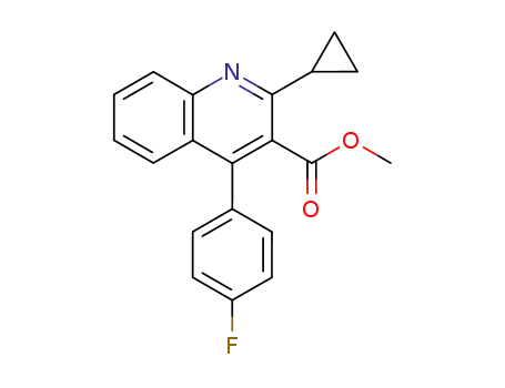 Methyl 2-cyclopropyl-4-(4-fluorophenyl)quinoline-3-carboxylate