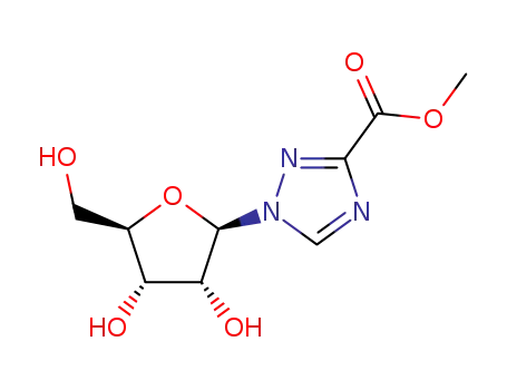Methyl 1-((2R,3R,4S,5R)-3,4-dihydroxy-5-(hydroxymethyl)tetrahydrofuran-2-yl)-1H-1,2,4-triazole-3-carboxylate