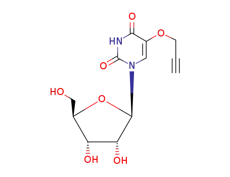 Molecular Structure of 35042-07-0 (Uridine, 5-(2-propynyloxy)-)