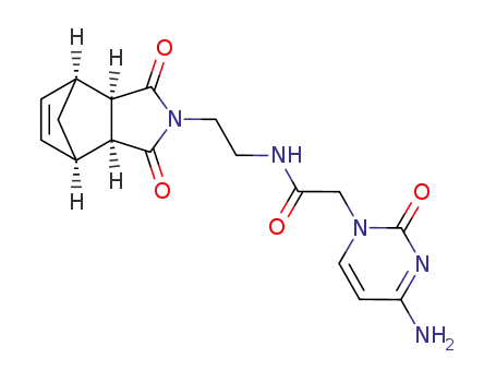 2-(4-amino-2-oxo-2H-pyrimidin-1-yl)-N-[2-(3,5-dioxo-4-aza-tricyclo[5.2.1.02,6]dec-8-en-4-yl)-ethyl]-acetamide