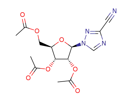 3-cyano-1-(2,3,5-tri-O-acetyl-β-D-ribofuranosyl)-1,2,4-triazole