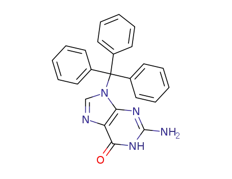 9-(triphenylmethyl)guanine