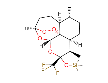 trimethylsilyl (1S,4R,5R,8R,9R,10R,12S,13R)-1,5,9-trimethyl-10-(trifluoromethyl)-11,14,15,16-tetraoxatetracyclo[10.3.1.0.4,1308,13]hexadec-10-yl ether