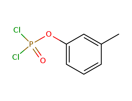 Molecular Structure of 940-18-1 (3-methylphenyl phosphorodichloridate)