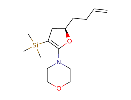 4-((R)-5-But-3-enyl-3-trimethylsilanyl-4,5-dihydro-furan-2-yl)-morpholine