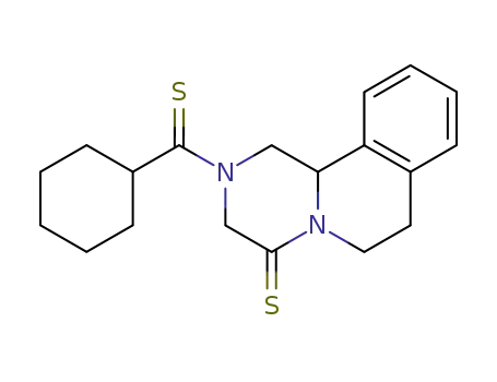 2-cyclohexylthiocarbonyl-1,2,3,6,7,11b-hexahydro-4H-pyrazino[2,1-a]isoquinoline-4-thione