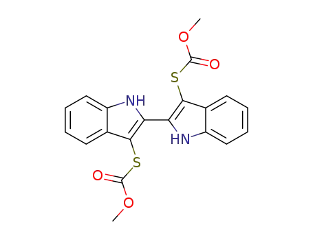 3,3'-bis(methoxycarbonylsulfenyl)-2,2'-biindolyl