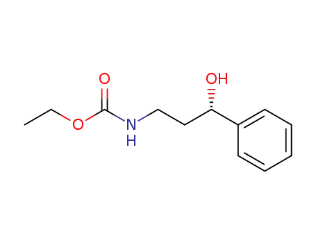 Molecular Structure of 502697-61-2 (Carbamic acid, [(3S)-3-hydroxy-3-phenylpropyl]-, ethyl ester)