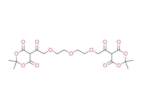 1,11-bis(2,2-dimethyl-4,6-dioxo-1,3-dioxan-5-yl)-3,6,9-trioxaundecane-1,11-dione