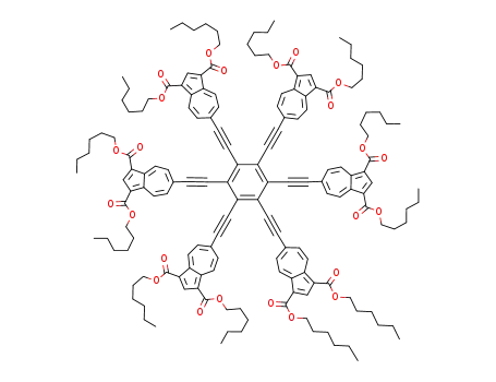 hexakis[1,3-bis(hexyloxycarbonyl)-6-azulenylethynyl]benzene