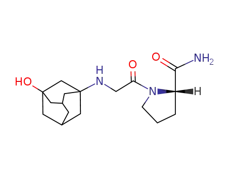(S)-1-[2-(3-hydroxyadamantan-1-ylamino)acetyl]pyrrolidine-2-carboxylic acid amide