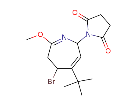 5-bromo-4-t-butyl-5,6-dihydro-7-methoxy-2-succinimidyl-2H-azepine