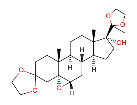 (5α,6α)-Epoxy-17α-hydroxy-pregnane-3,20-dione-3,20-bis(ethyleneketal)
