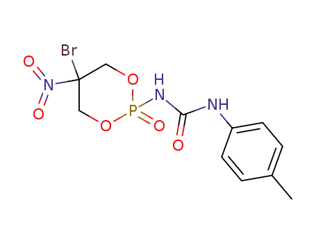 1-(5-bromo-5-nitro-2-oxo-2λ5-[1,3,2]dioxaphosphinan-2-yl)-3-p-tolyl-urea