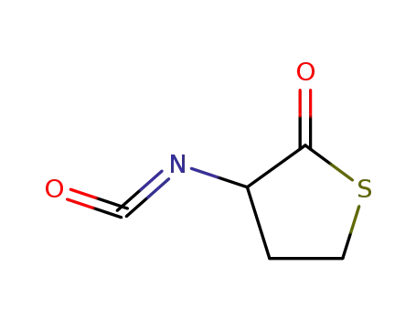 Molecular Structure of 38869-93-1 (2(3H)-Thiophenone, dihydro-3-isocyanato-)