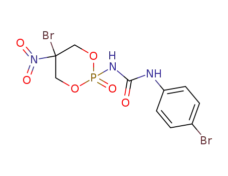 N-bromophenyl-N'-[5-bromo-5-nitro-2-oxido-1,3,2-dioxaphosphorinane-2-yl]urea