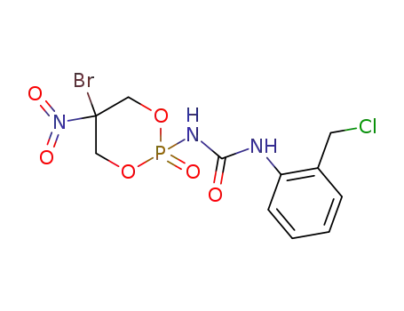 1-(5-bromo-5-nitro-2-oxo-2λ5-[1,3,2]dioxaphosphinan-2-yl)-3-(2-chloromethyl-phenyl)-urea