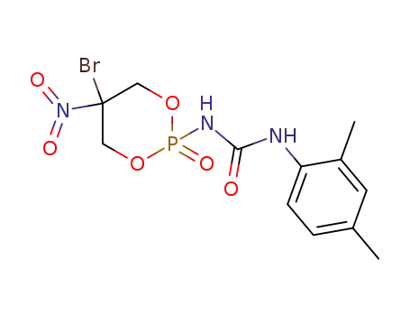 1-(5-bromo-5-nitro-2-oxo-2λ5-[1,3,2]dioxaphosphinan-2-yl)-3-(2,4-dimethyl-phenyl)-urea