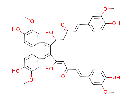 (1E,4Z,8Z,11E)-5,8-Dihydroxy-1,12-bis-(4-hydroxy-3-methoxy-phenyl)-6,7-bis-[1-(4-hydroxy-3-methoxy-phenyl)-meth-(E)-ylidene]-dodeca-1,4,8,11-tetraene-3,10-dione
