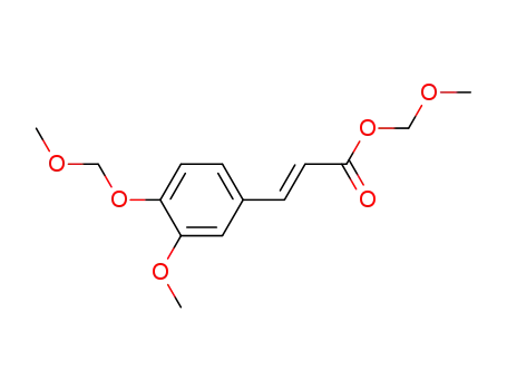 (E)-methoxymethyl 3-[3-methoxy-4-(methoxymethoxy)phenyl]acrylate