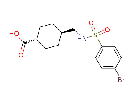 trans-4-[(4-bromobenzenesulfonyl)aminomethyl]cyclohexanecarboxylic acid