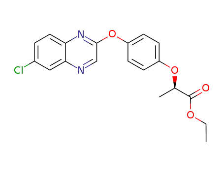 (R)-2-[4-[(6-chloro-2-quinoxalinyl)oxy]phenoxy]propanoic acid ethyl ester