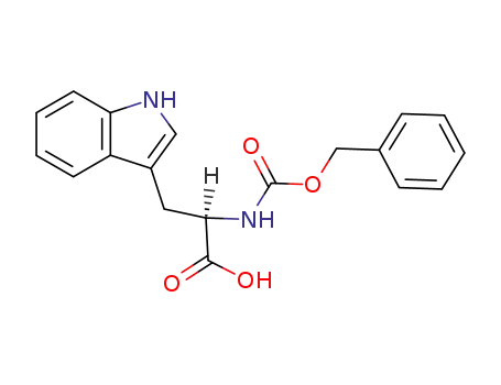 Molecular Structure of 2279-15-4 (N-Cbz-D-Tryptophan)
