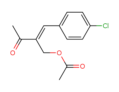 Acetic acid 2-[1-(4-chloro-phenyl)-meth-(E)-ylidene]-3-oxo-butyl ester