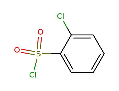 Molecular Structure of 2905-23-9 (2-Chlorobenzenesulfonyl chloride)