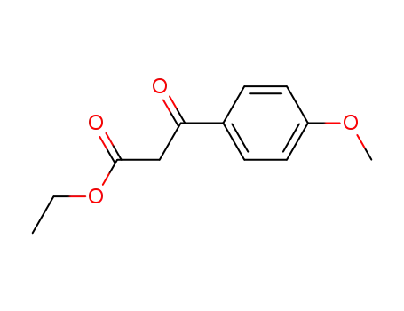 Molecular Structure of 2881-83-6 (Ethyl 4-methoxybenzoylacetate)