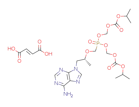 9-((R)-2-((Bis(((isopropoxycarbonyl)oxy)Methoxy)phosphinyl)Methoxy)propyl)adenine fuMarate