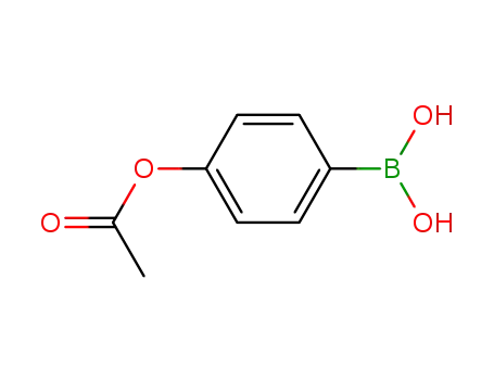 Molecular Structure of 177490-82-3 (4-ACETOXYPHENYLBORONIC ACID)