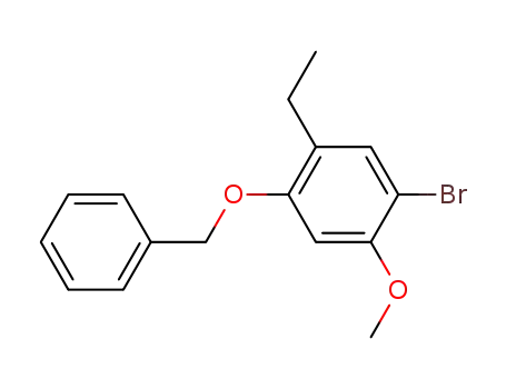 5-benzyloxy-2-bromo-4-ethyl-1-methoxybenzene