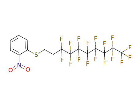 1-(3,3,4,4,5,5,6,6,7,7,8,8,9,9,10,10,10-heptadecafluoro-decylsulfanyl)-2-nitro-benzene